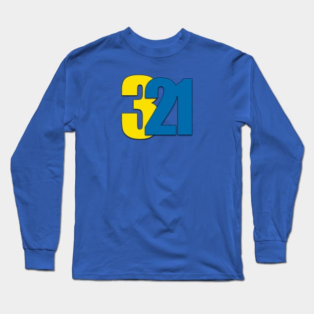 Down Syndrome 321 Long Sleeve T-Shirt by Prints with Meaning